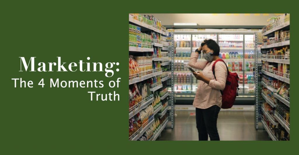 Marketing: The 4 Moments of Truth [Chart]